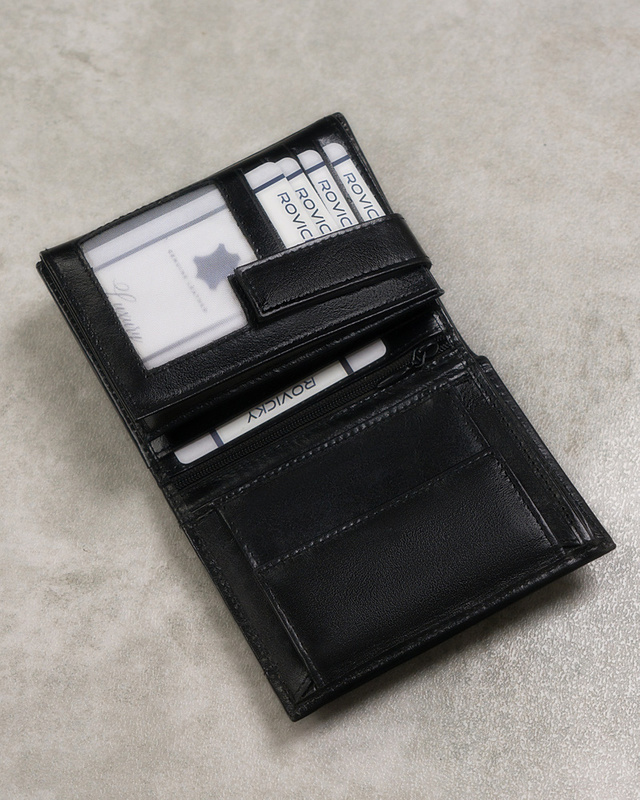 4U Cavaldi męski pionowy portfel skóra naturalna rozbudowany pojemny duży