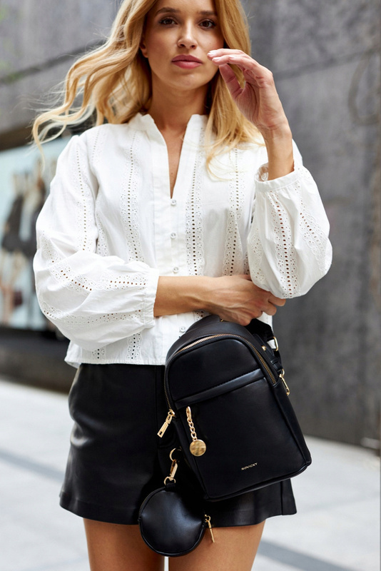 Rovicky Listonoszka Damska Torebka Na Ramię Crossbody Skóra Eko Z Etui