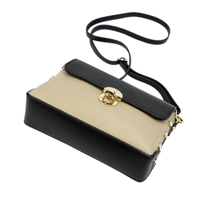 Luka damska listonoszka torebka przez ramię skóra naturalna stylowa