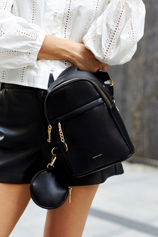 Rovicky Listonoszka Damska Torebka Na Ramię Crossbody Skóra Eko Z Etui