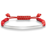 Biżuteria THOMAS SABO A003081410L19. Bransoletka, Kolor czerwony srebrny. Kobieta.