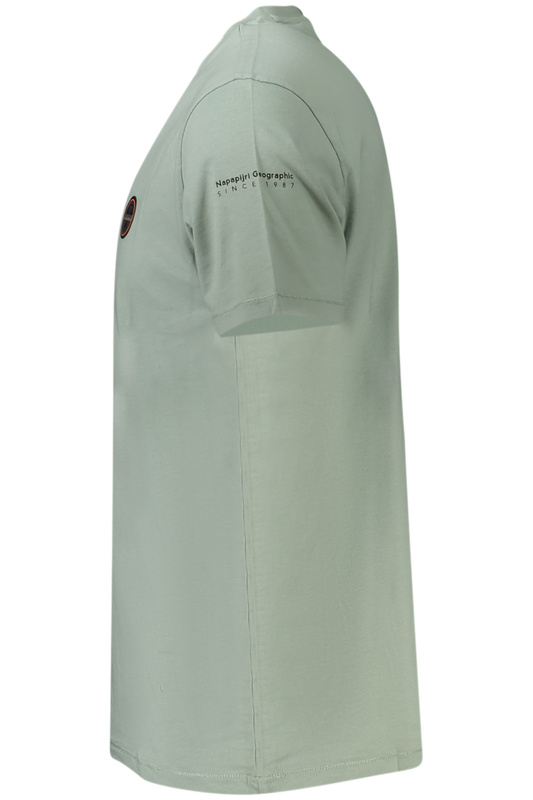 NAPAPIJRI KOSZULKA Z KR�TKIM R�KAWEM M�SKA ZIELONA