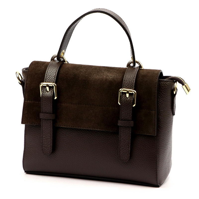 Luka klasyczna damska listonoszka ze skóry naturalnej torebka na ramię