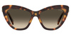 Okulary MOSCHINO MOS122S05L9K. Okulary przeciwsłoneczne, Kolor brązowy havana. Kobieta.