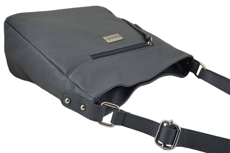 Torebka codzienna skórzana damska - Brązowa jasna