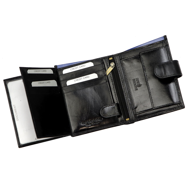 Skórzany męski portfel Rovicky N4L-RVT-2 RFID