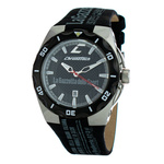 Zegarek CHRONOTECH CT7935M-12. Kwarcowy, Kolor czarny. Mężczyzna.