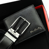 Meski zestaw prezentowy skóra naturalna Pierre Cardin ZG-213-BR