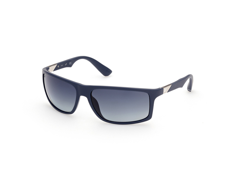 Okulary WEB EYEWEAR WE0293-6391V. Okulary przeciwsłoneczne, Kolor niebieski. Mężczyzna.
