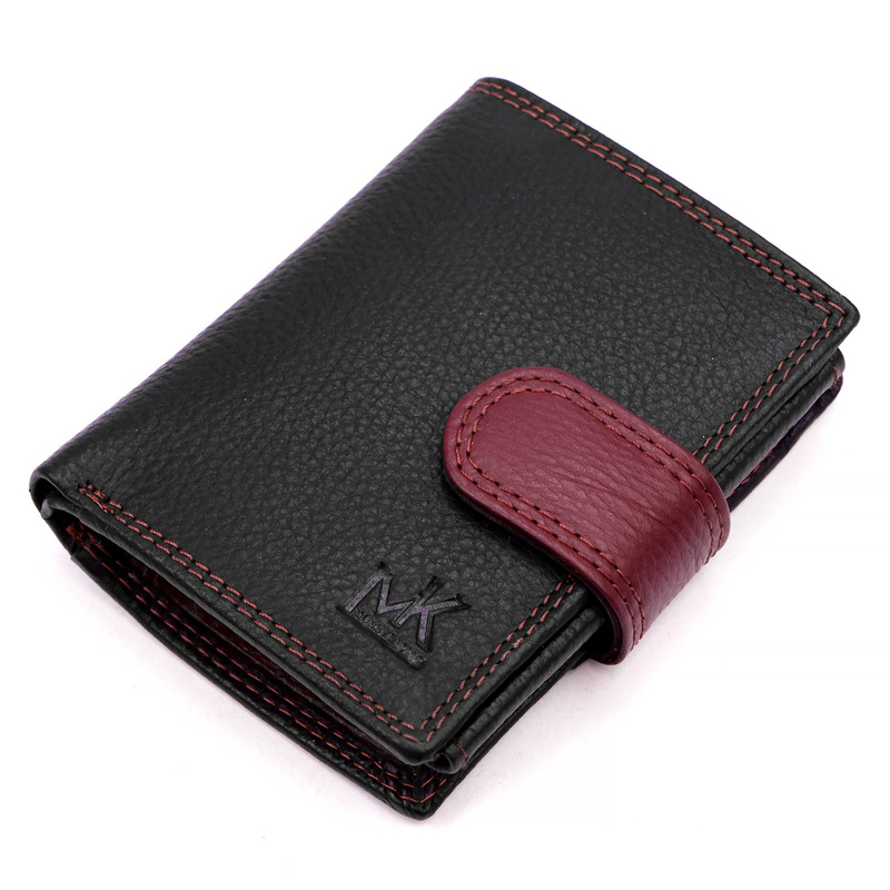 Skórzany męski portfel Money Kepper SN5131B MCN RFID