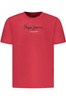 MĘSKA KOSZULKA Z KRÓTKIM RĘKAWEM PEPE JEANS, CZERWONA