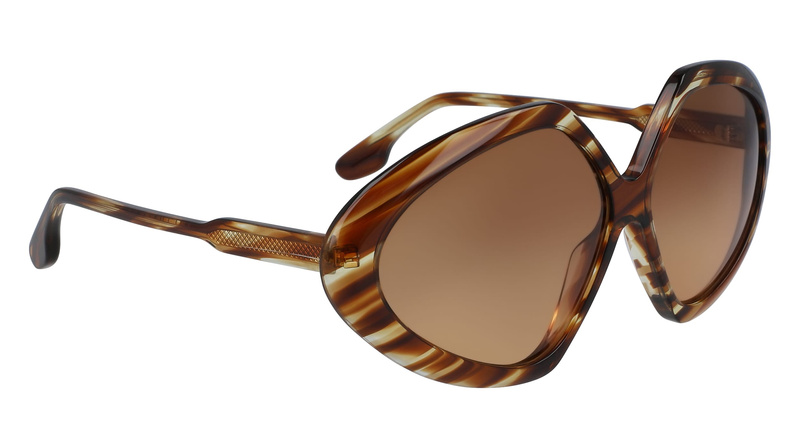 Okulary VICTORIA BECKHAM VB614S-211. Okulary przeciwsłoneczne, Kolor brązowy havana. Kobieta.