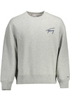 BLUZA TOMMY HILFIGER BEZ ZIP MAN SZARA