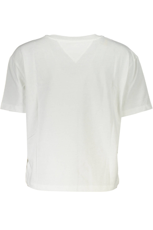 BIAŁY DAMSKI T-SHIRT Z KRÓTKIM RĘKAWEM TOMMY HILFIGER