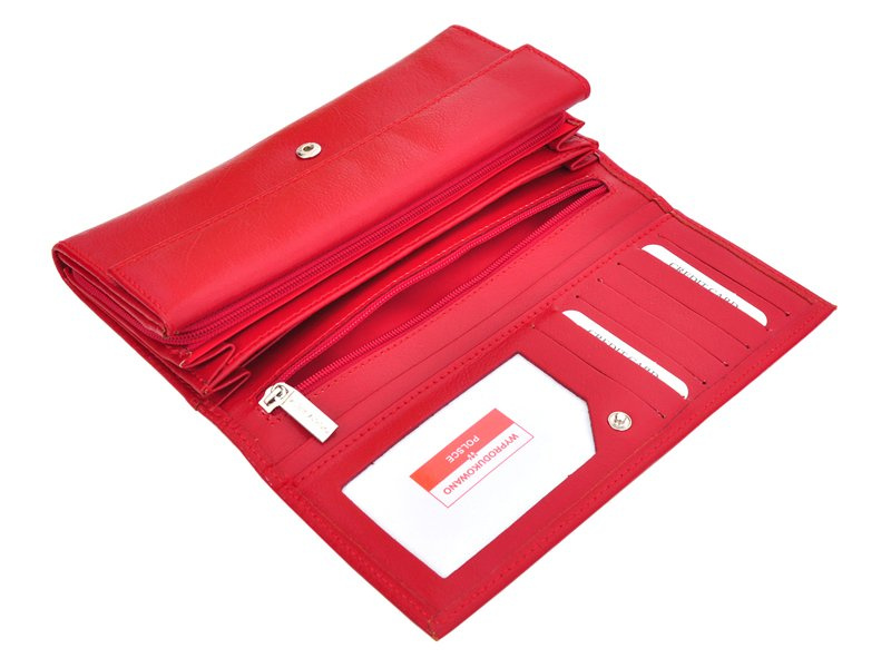 Z.Ricardo damska portmonetka skórzany portfel podłużny klasyczny duży