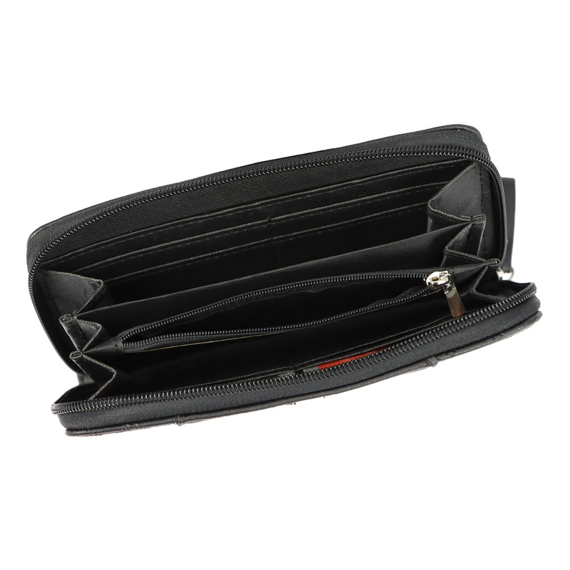 Harvey Miller portfel duży damski skóra ekologiczna podłużna portmonetka