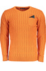 POMARAŃCZOWY SWETER MĘSKI GRAND US