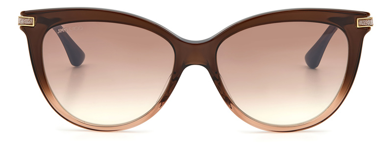 Okulary JIMMY CHOO AXELLEGS0MYNQ. Okulary przeciwsłoneczne, Kolor brązowy beżowy. Kobieta.