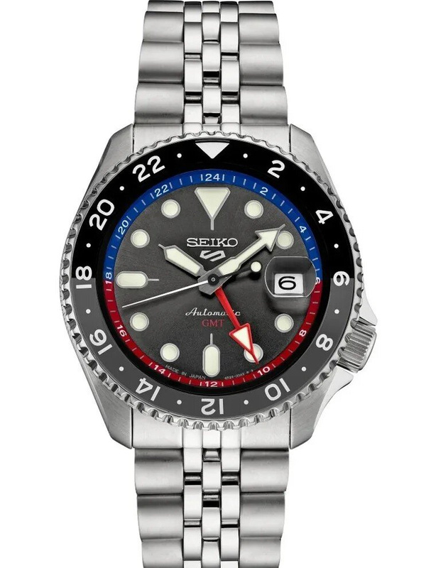 ZEGAREK MĘSKI SEIKO 5 SPORTS SSK005K1 GMT AUTOMAT WR100 + BOX