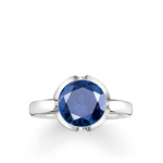 Biżuteria THOMAS SABO 036-048-32-50. Pierścionek, Kolor niebieski srebrny. Kobieta.