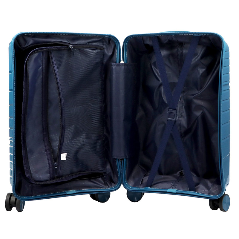 Pierre Cardin walizka na kółkach materiał ABS z zamkiem szyfrowym