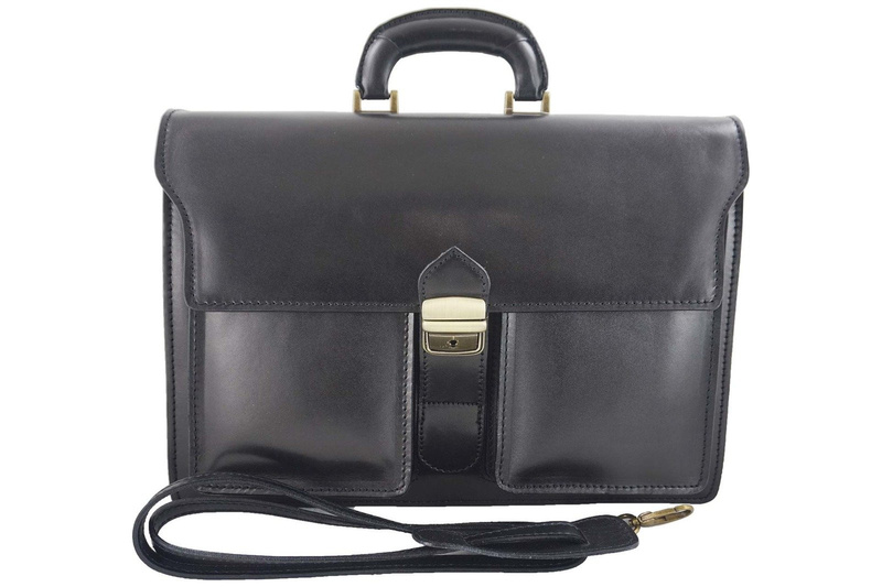 Aktówka męska skóra naturalna Barberinis - Brązowa