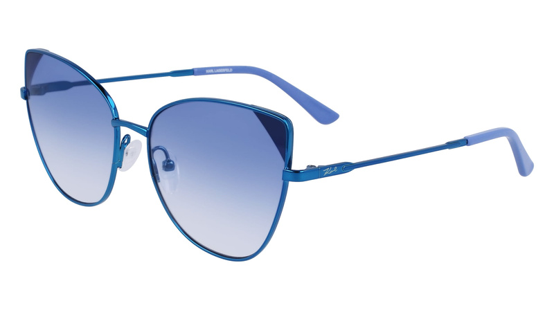 Okulary KARL LAGERFELD KL341S-400. Okulary przeciwsłoneczne, Kolor niebieski. Kobieta.