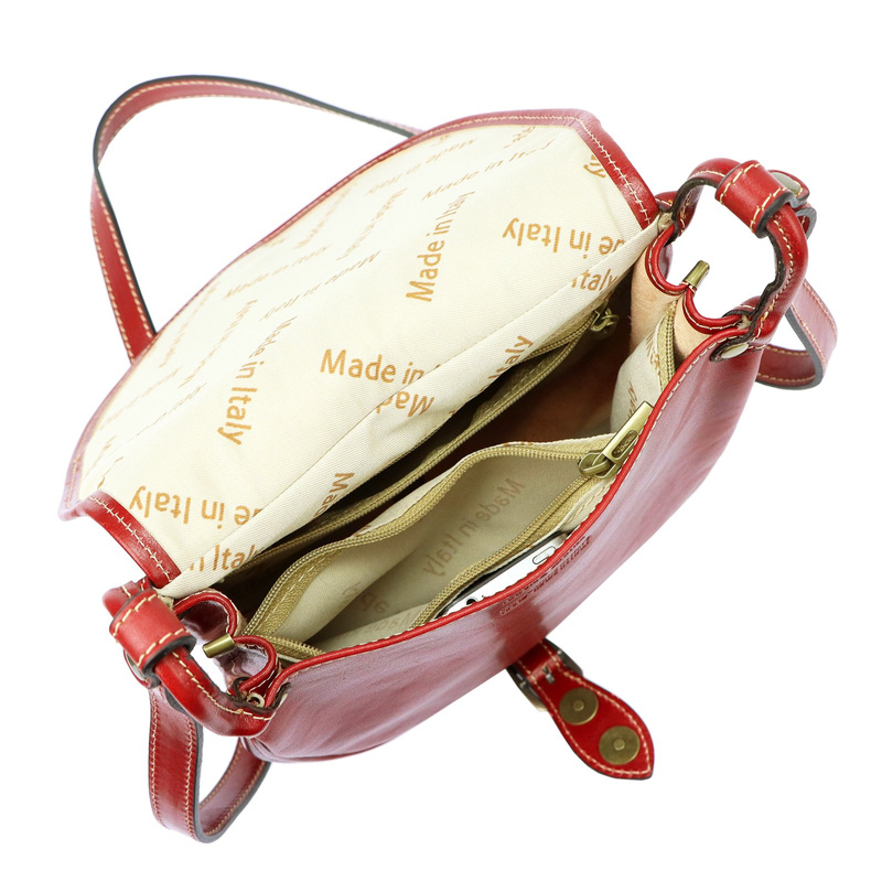 Florence damska listonoszka skóra naturalna torebka na ramię klapa magnes