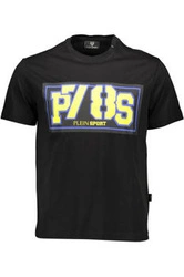 KOSZULKA Z KRÓTKIM RĘKAWEM PLEIN SPORT MĘSKA CZARNA