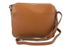 Torebka skórzana damska włoska - Brązowa jasna