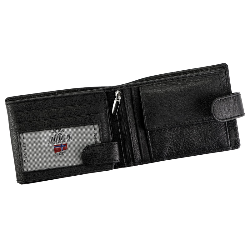 Skórzany męski portfel Nordee HARE N992L