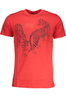 T-SHIRT MĘSKI Z KRÓTKIM RĘKAWEM KLASY CAVALLI CZERWONY