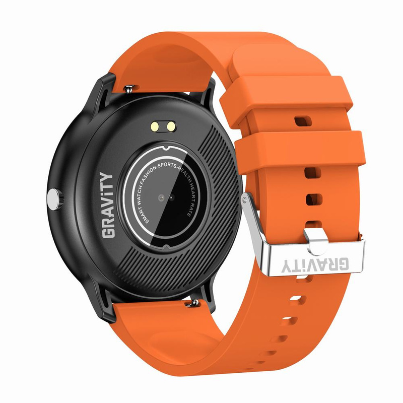SMARTWATCH UNISEX GRAVITY GT1-10 - PULSOMETR, WŁASNE TARCZE (sg015j)
