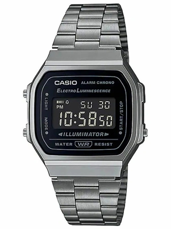 ZEGAREK MĘSKI CASIO A168WGG-1BDF (zd088d) - KLASYKA + BOX