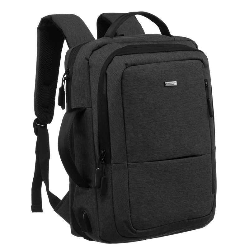 Materiałowy plecak męski Peterson PTN 77706