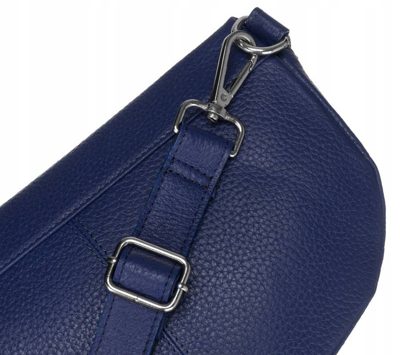 Skórzana nerka damska z doczepianym paskiem - Peterson