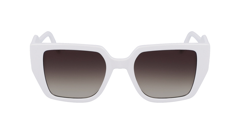 Okulary KARL LAGERFELD KL6098S-105. Okulary przeciwsłoneczne, Kolor biały. Kobieta.