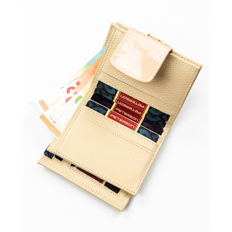 Skórzany damski portfel Peterson PTN PS329-MLF