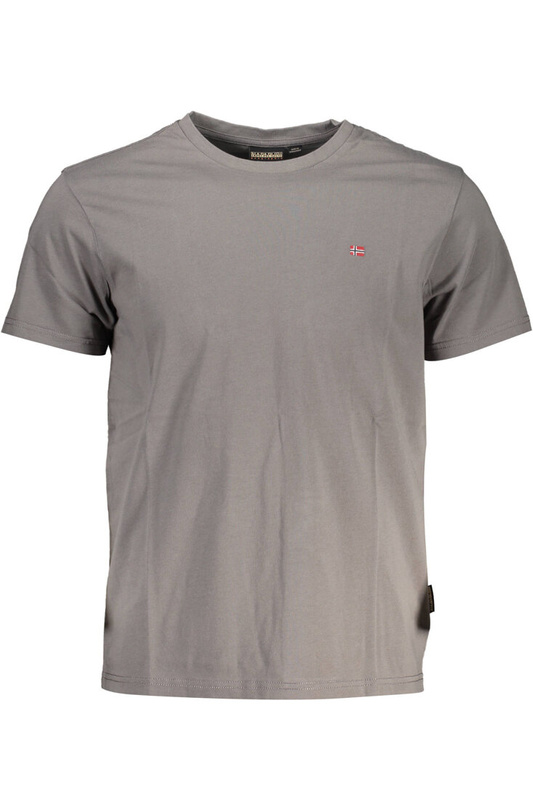 NIEBIESKI T-SHIRT MĘSKI NAPAPIJRI Z KRÓTKIM RĘKAWEM