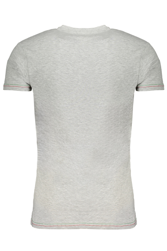 SZARY T-SHIRT MĘSKI Z KRÓTKIM RĘKAWEM ERONAUTICA MILITARE