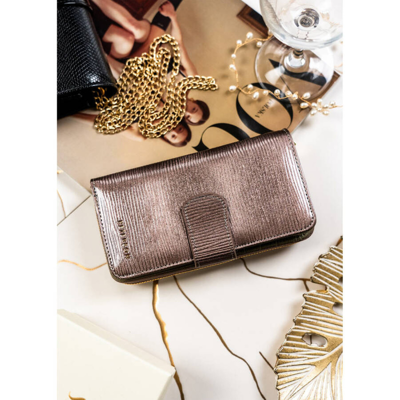 Skórzany damski portfel Peterson PTN 76116-PR