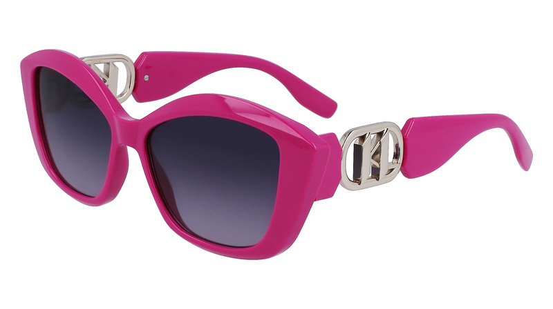 Okulary KARL LAGERFELD KL6102S-525. Okulary przeciwsłoneczne, Kolor różowy. Kobieta.