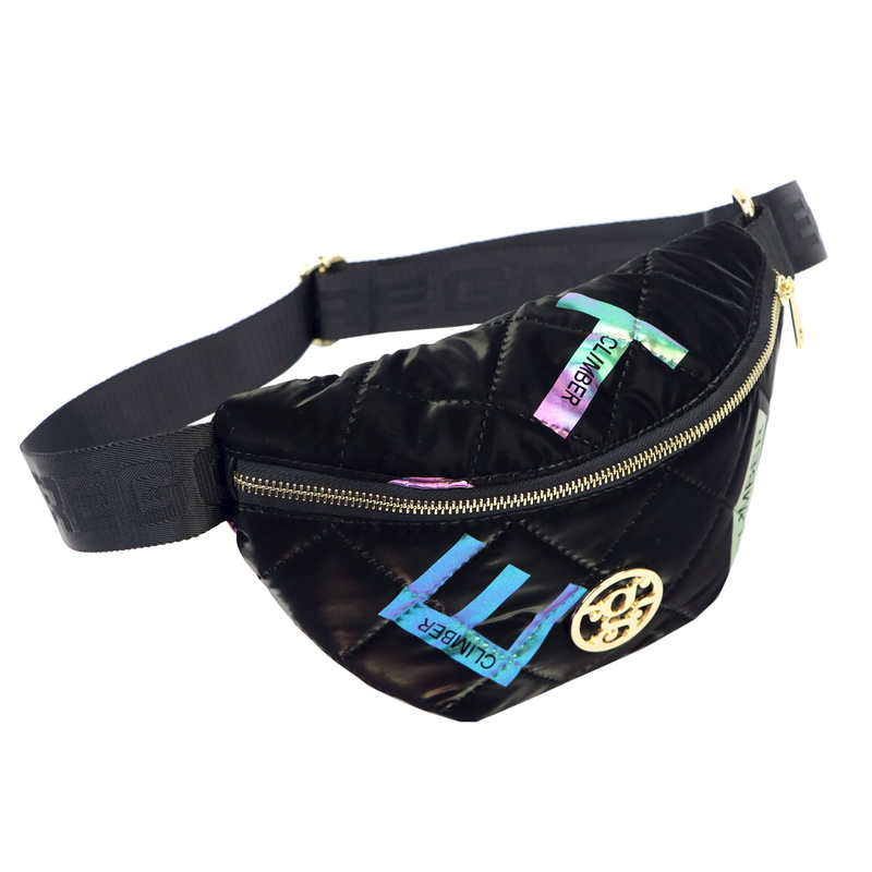 Gregorio Damska pikowana nerka biodrowa skóra ekologiczna saszetka na ramię