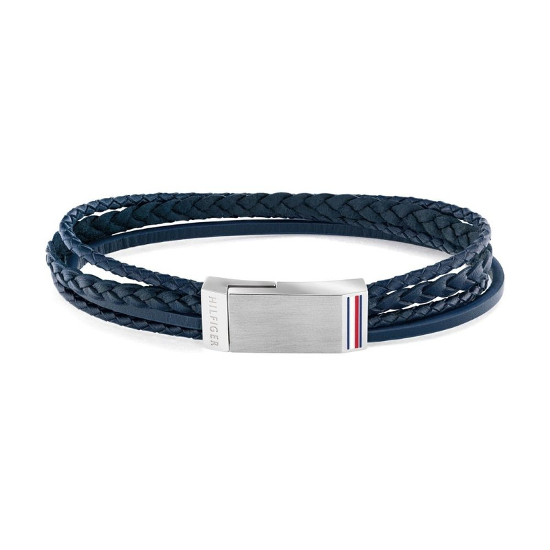 Biżuteria TOMMY HILFIGER 2790279S. Bransoletka, Kolor niebieski. Mężczyzna.