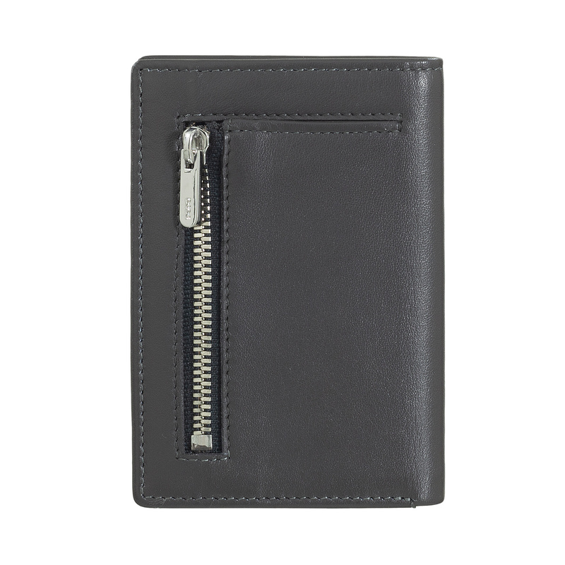 DuDu portfel męski skóra naturalna etui na karty pionowe składane