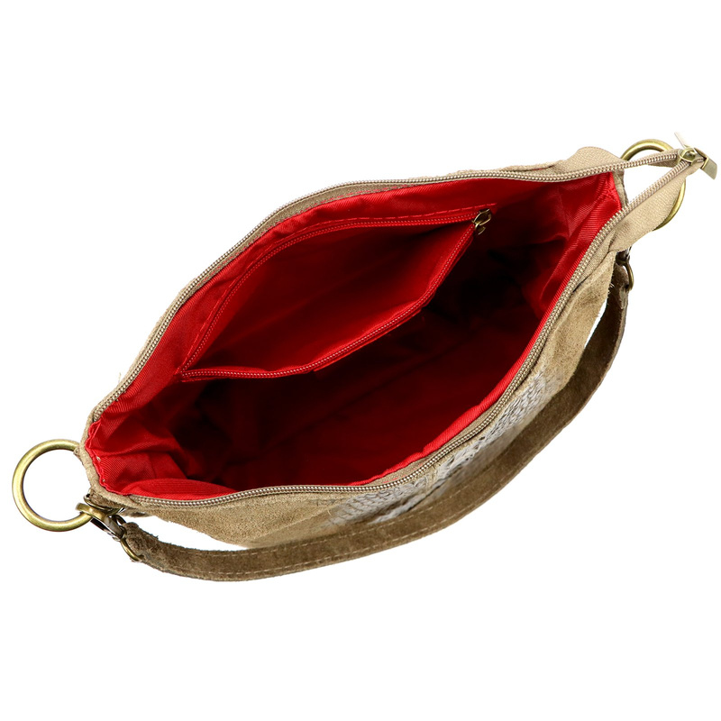 Damska torebka ze skóry naturalnej Luka 26-027 CROCO