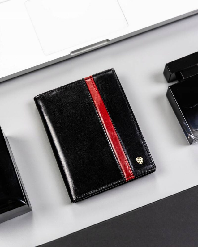 Stylowy Duży męski skórzany portfel z RFID Rovicky