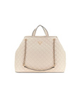Shopperka damska Guess HWQG96 73290 w kolorze kości słoniowej