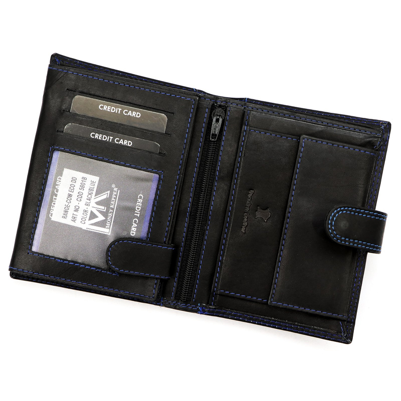 Skórzany męski portfel Money Kepper CDD 5601B WILD WEST