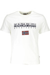 NAPAPIJRI T-SHIRT Z KRÓTKIM RĘKAWEM MĘSKI BIAŁY